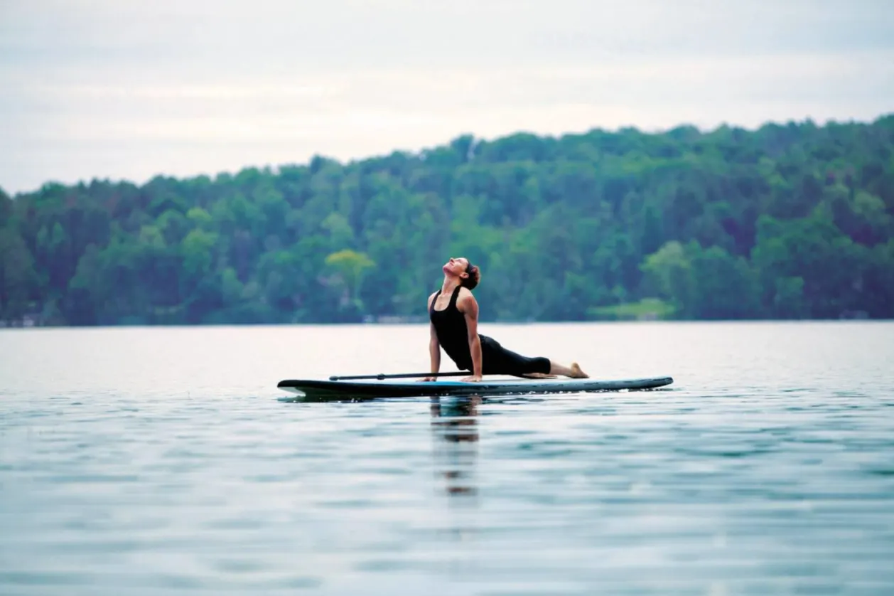 SUP activity at Canyon Ranch Lenox luxury wellness retreat East Coast